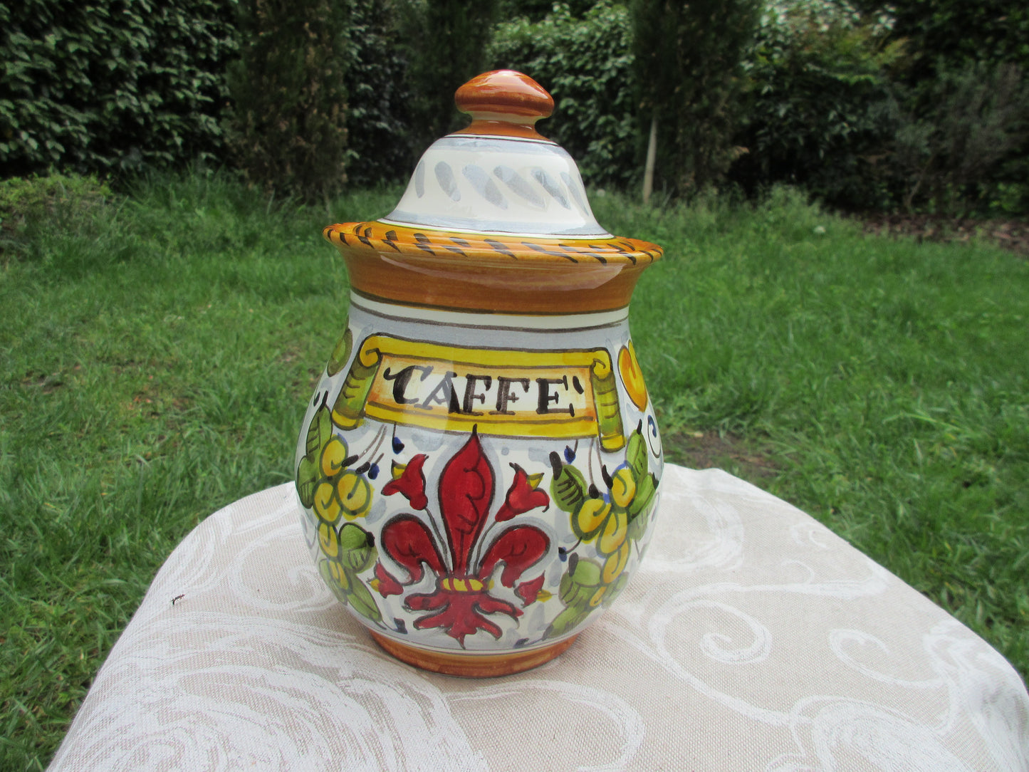 ceramic container jar