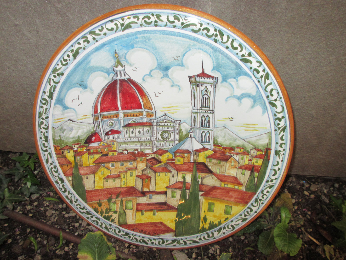 piatto di ceramica