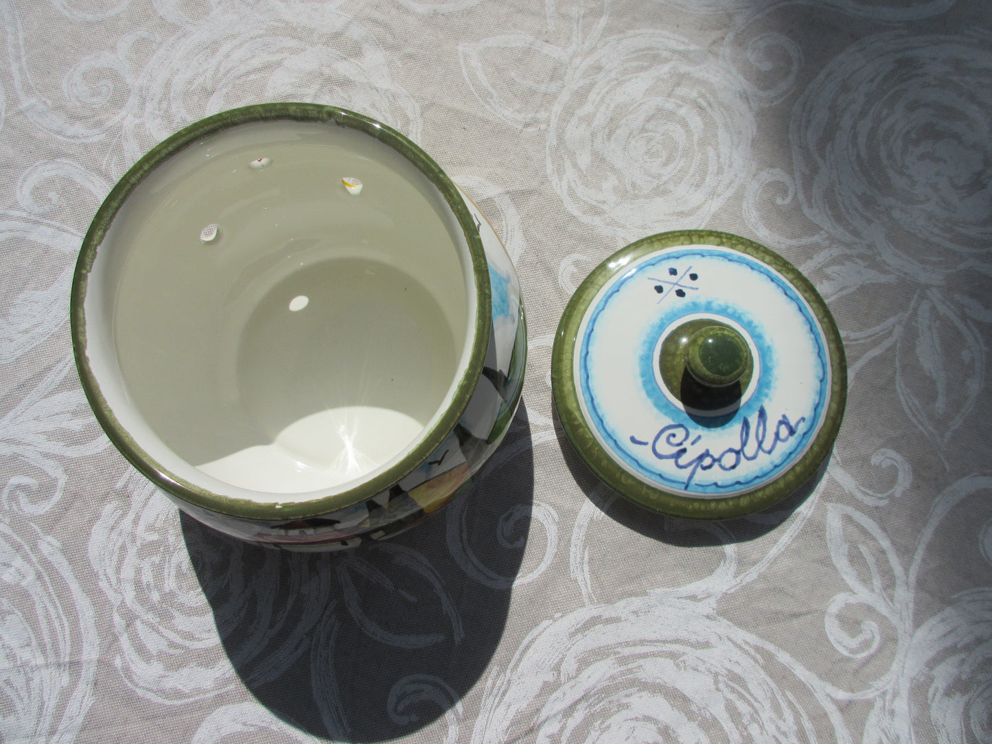 ceramic container jar