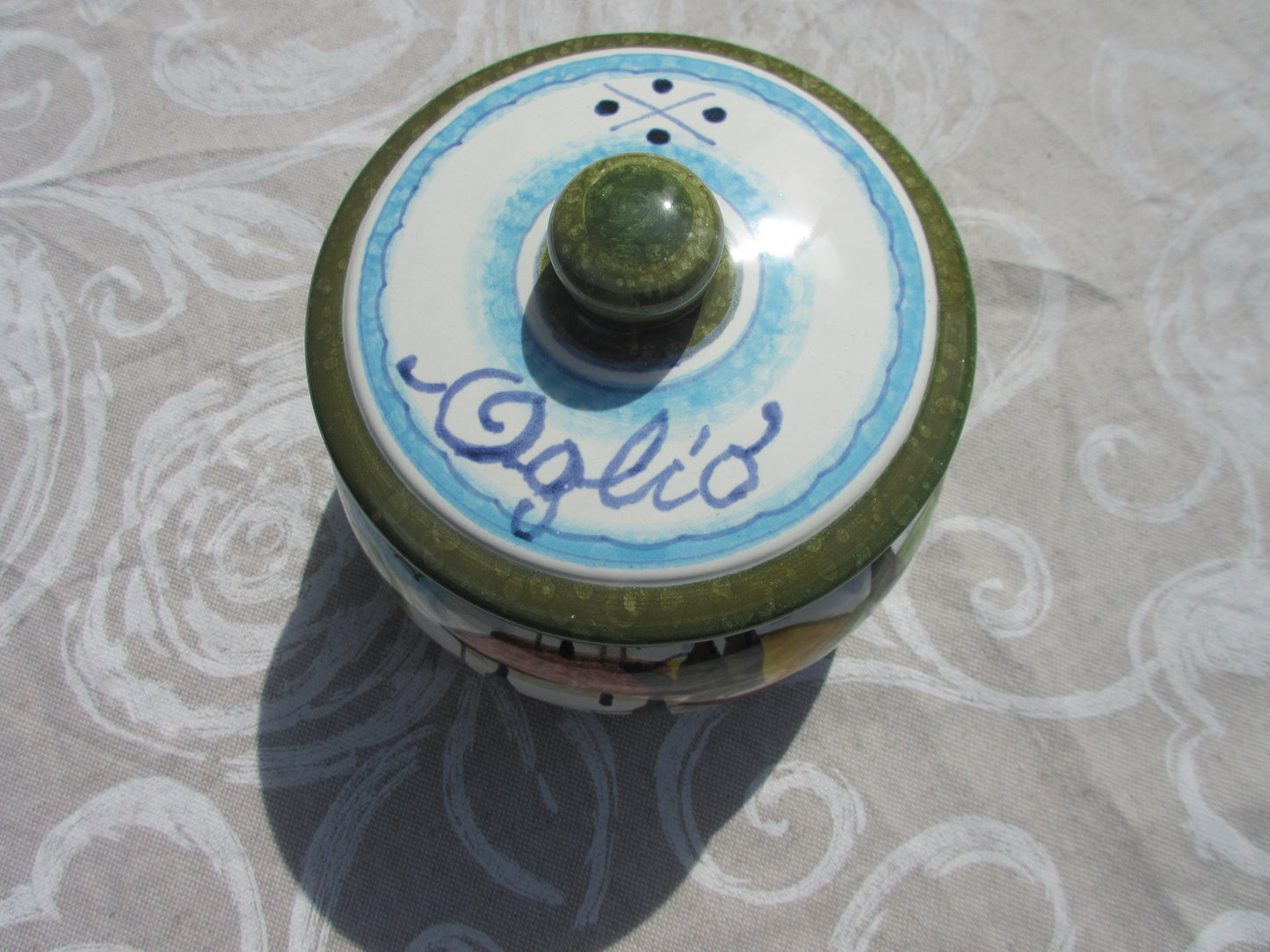ceramic container jar