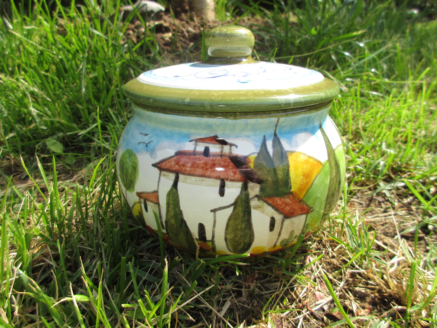 ceramic container jar
