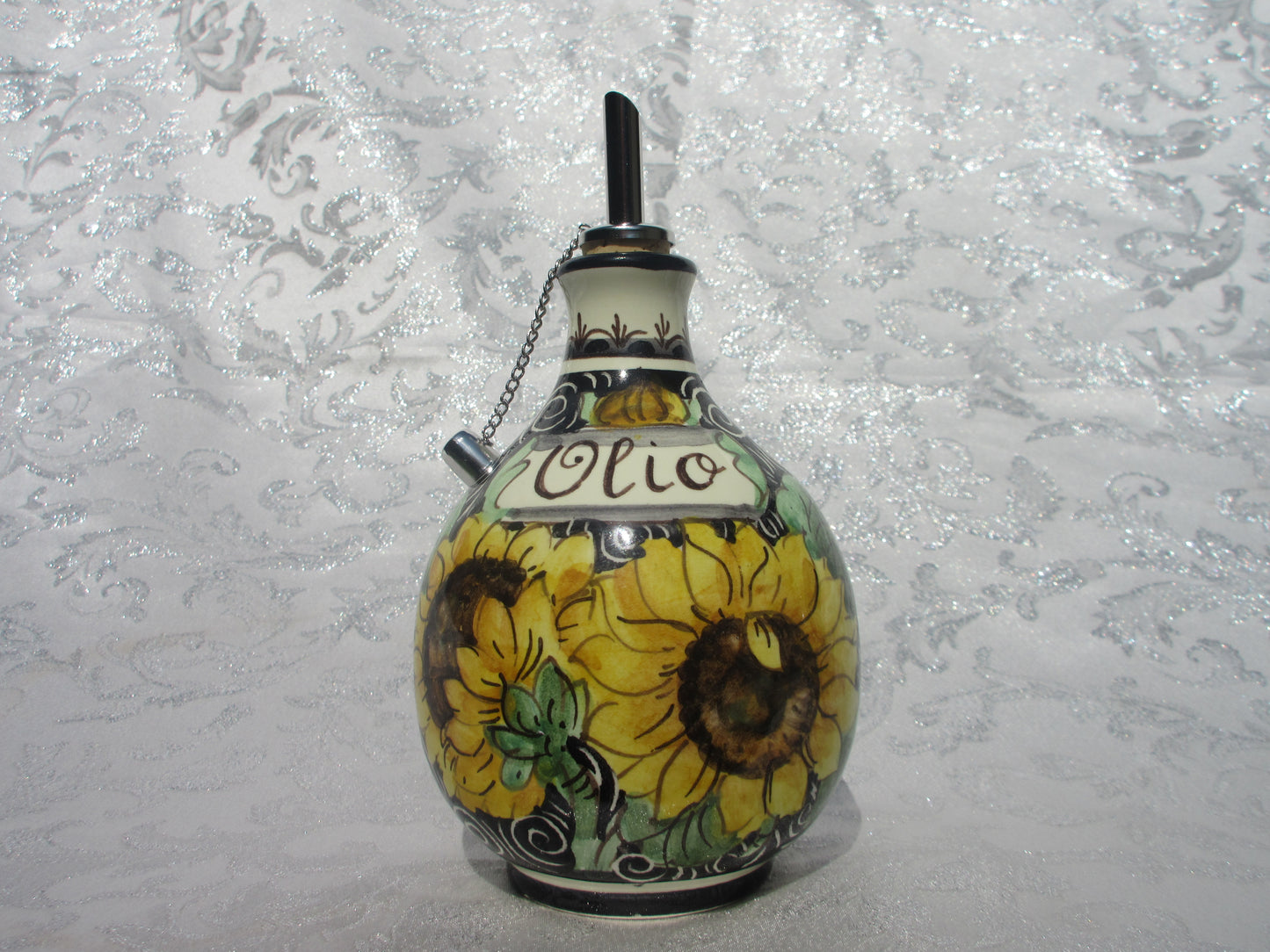 distributore di olio in ceramica