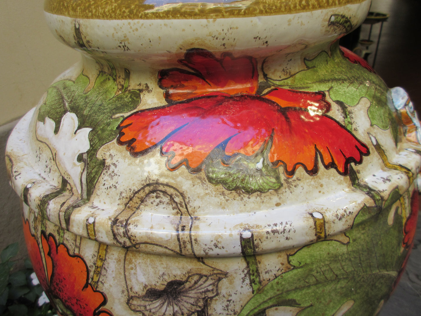 urne in ceramica di grandi dimensioni