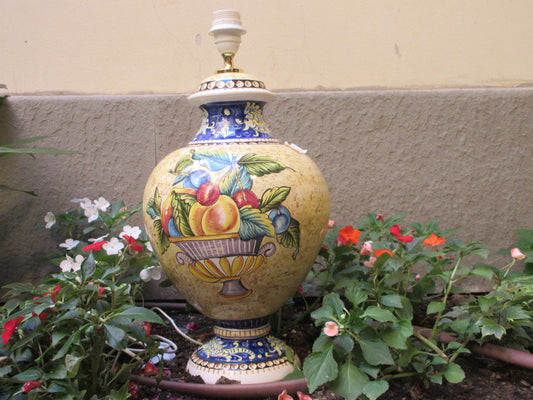 base lampada in ceramica