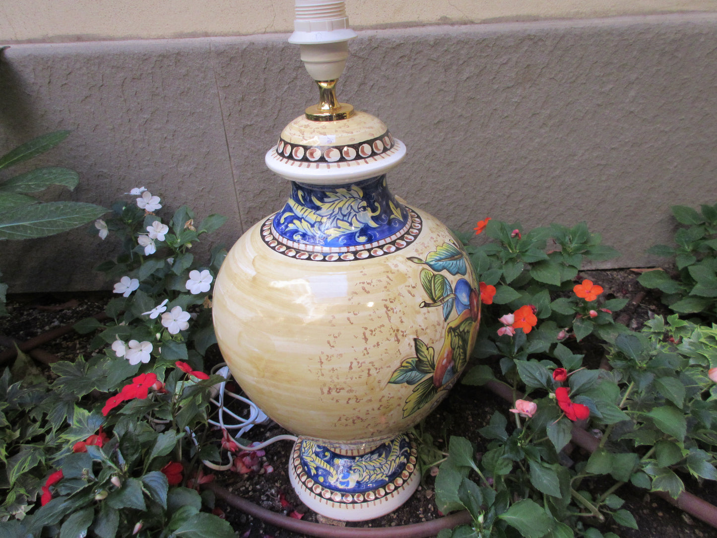 base lampada in ceramica