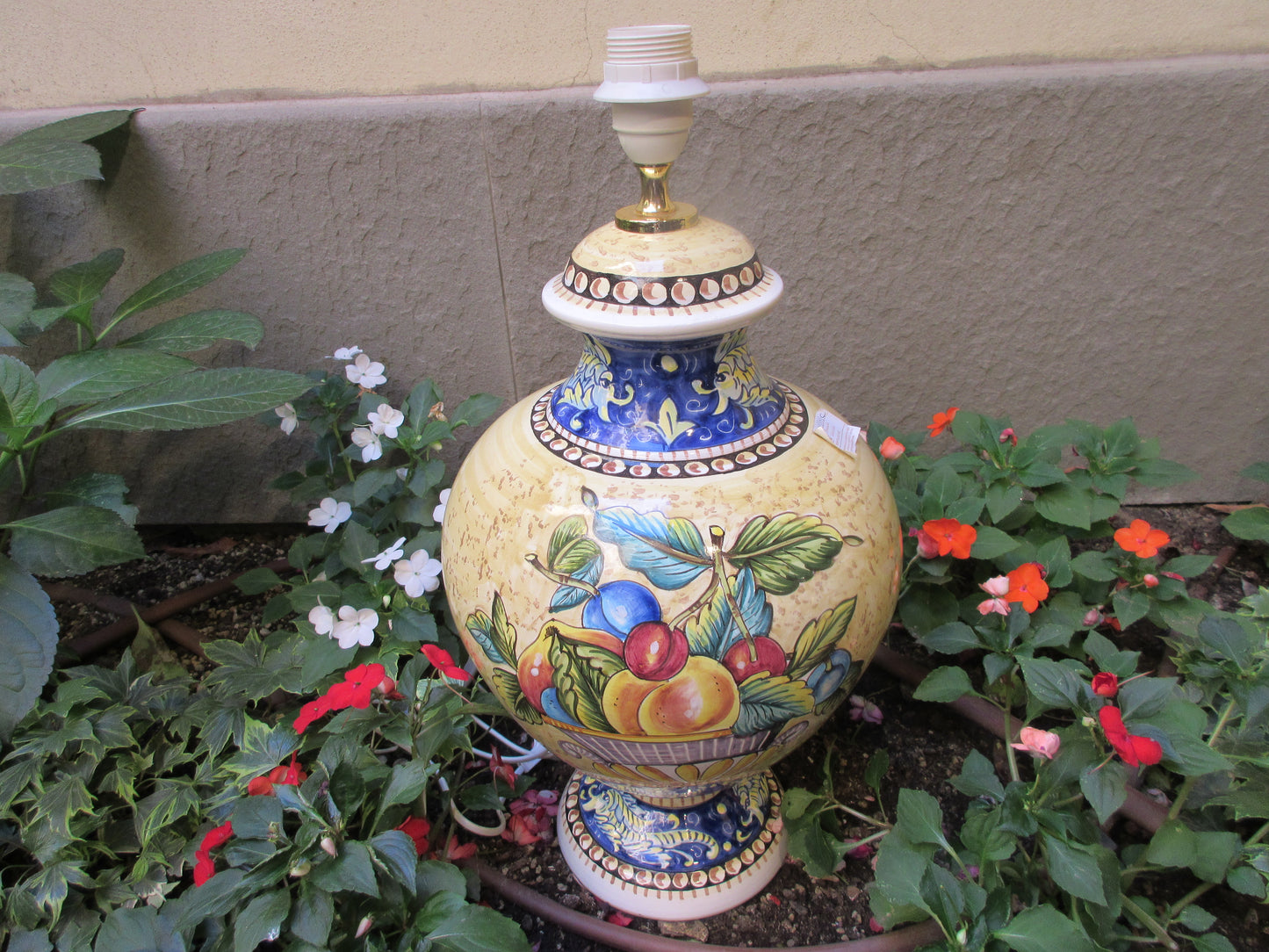 base lampada in ceramica