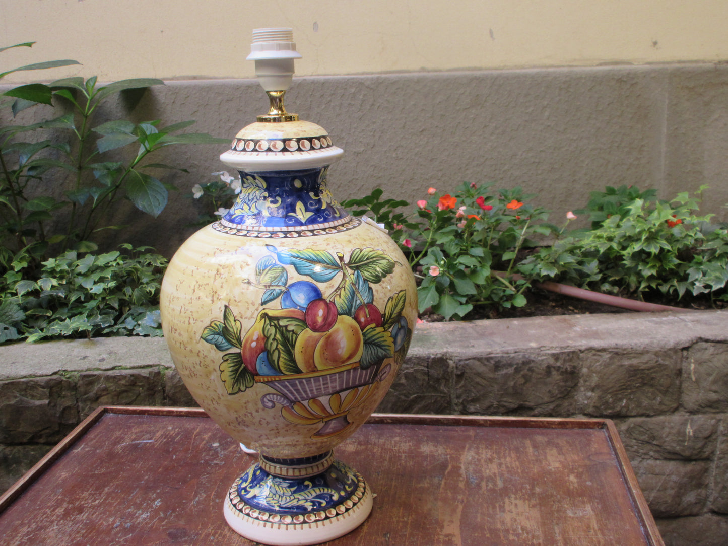 base lampada in ceramica