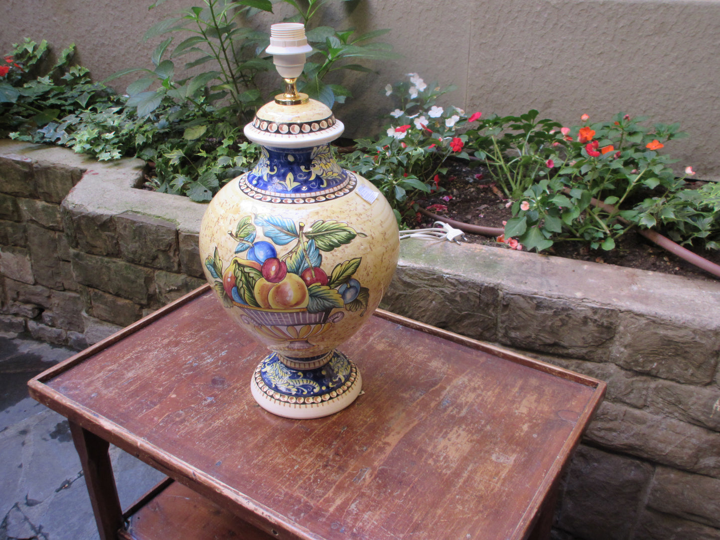 base lampada in ceramica