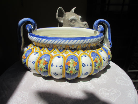 centrotavola in ceramica