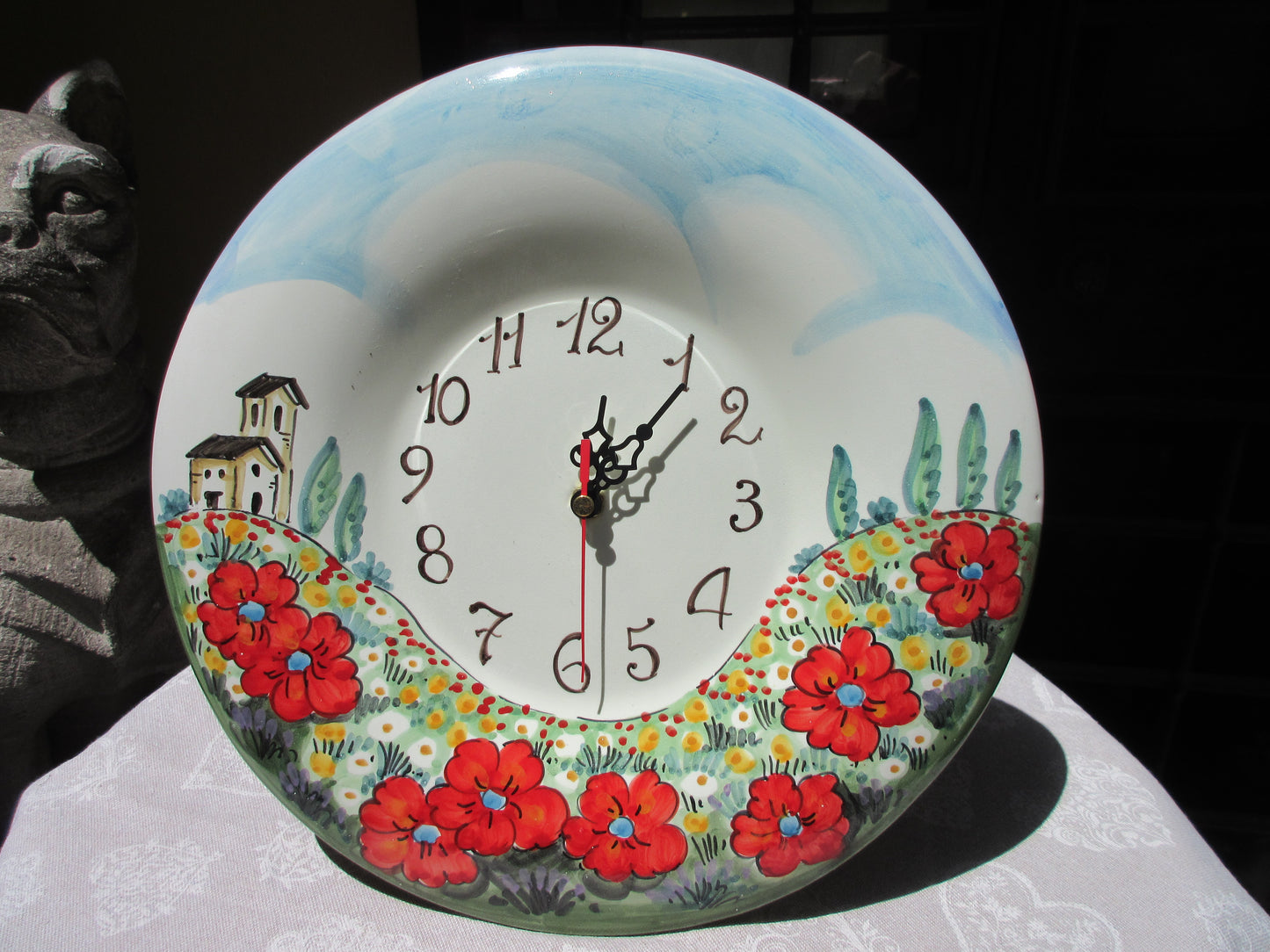 ceramic wall clock