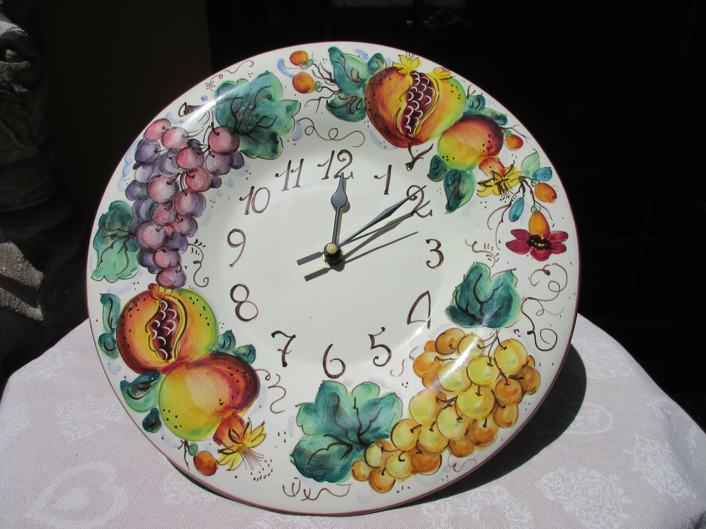 ceramic wall clock