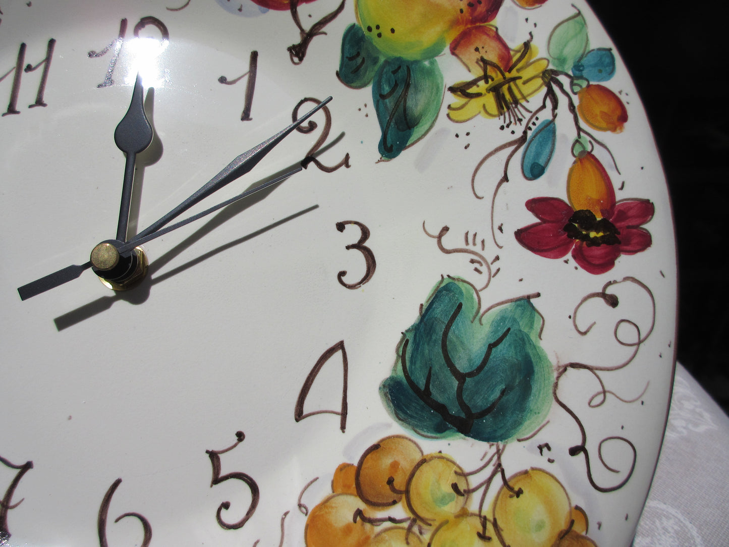 ceramic wall clock