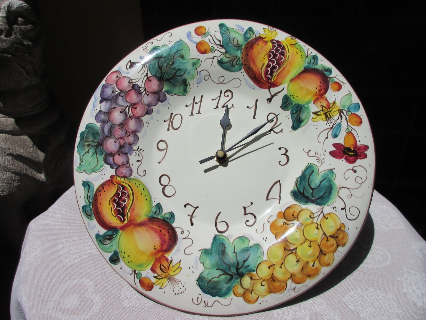 ceramic wall clock