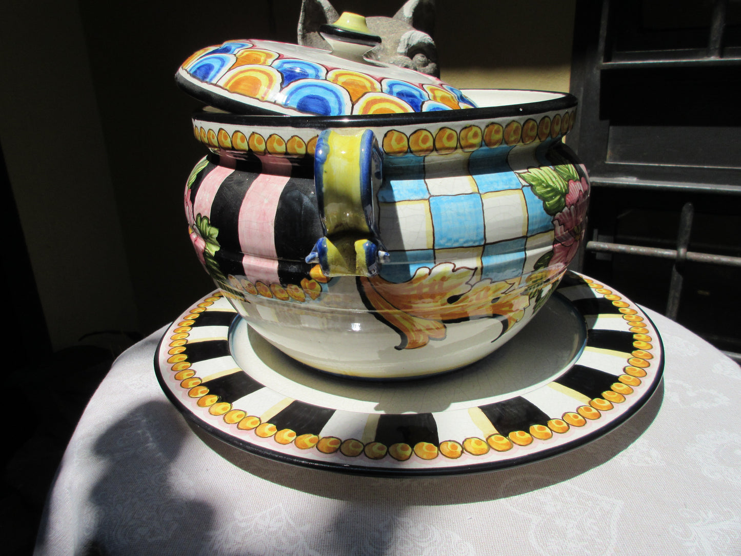 zuppiera in ceramica