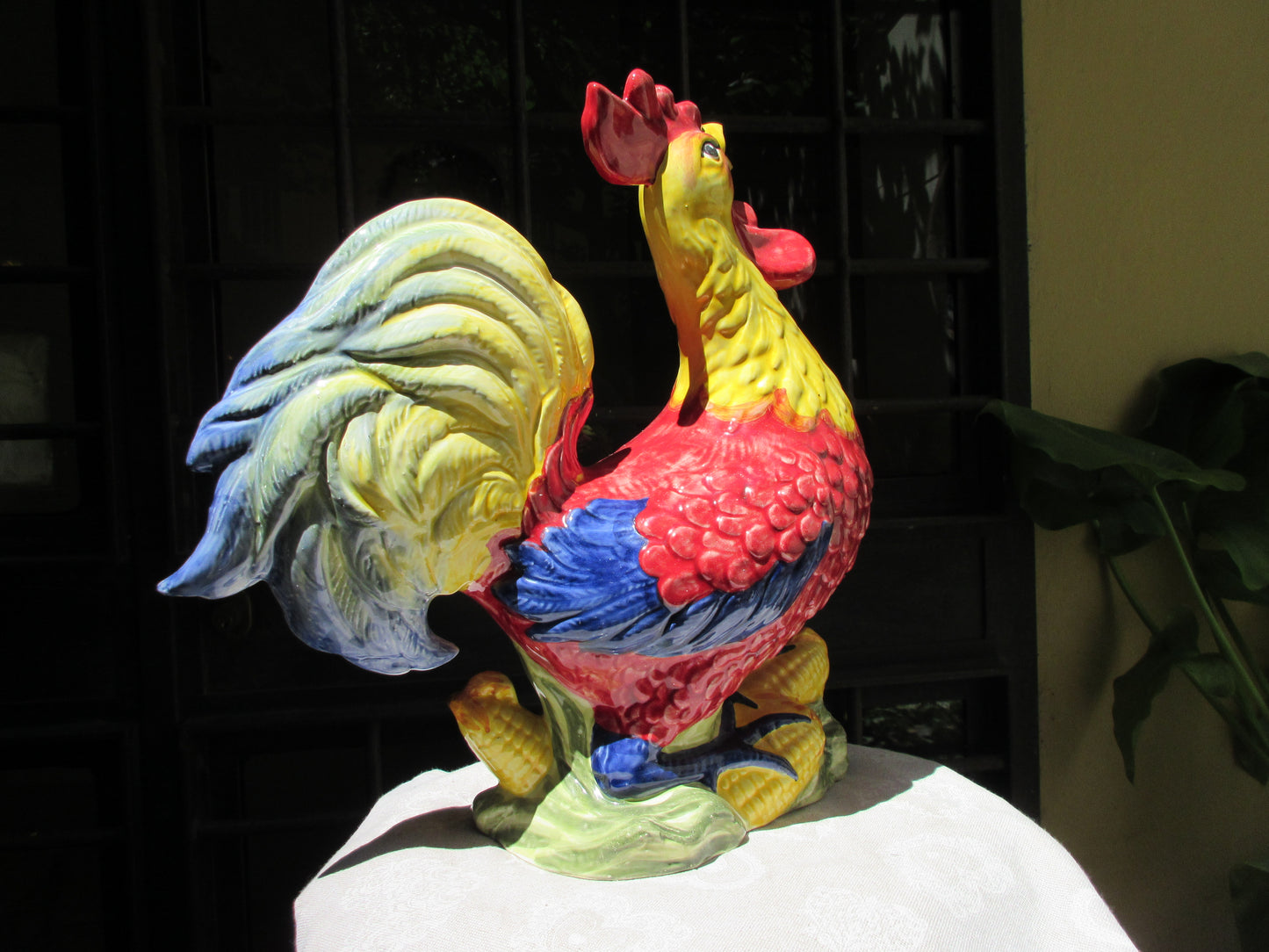 Gallo in ceramica