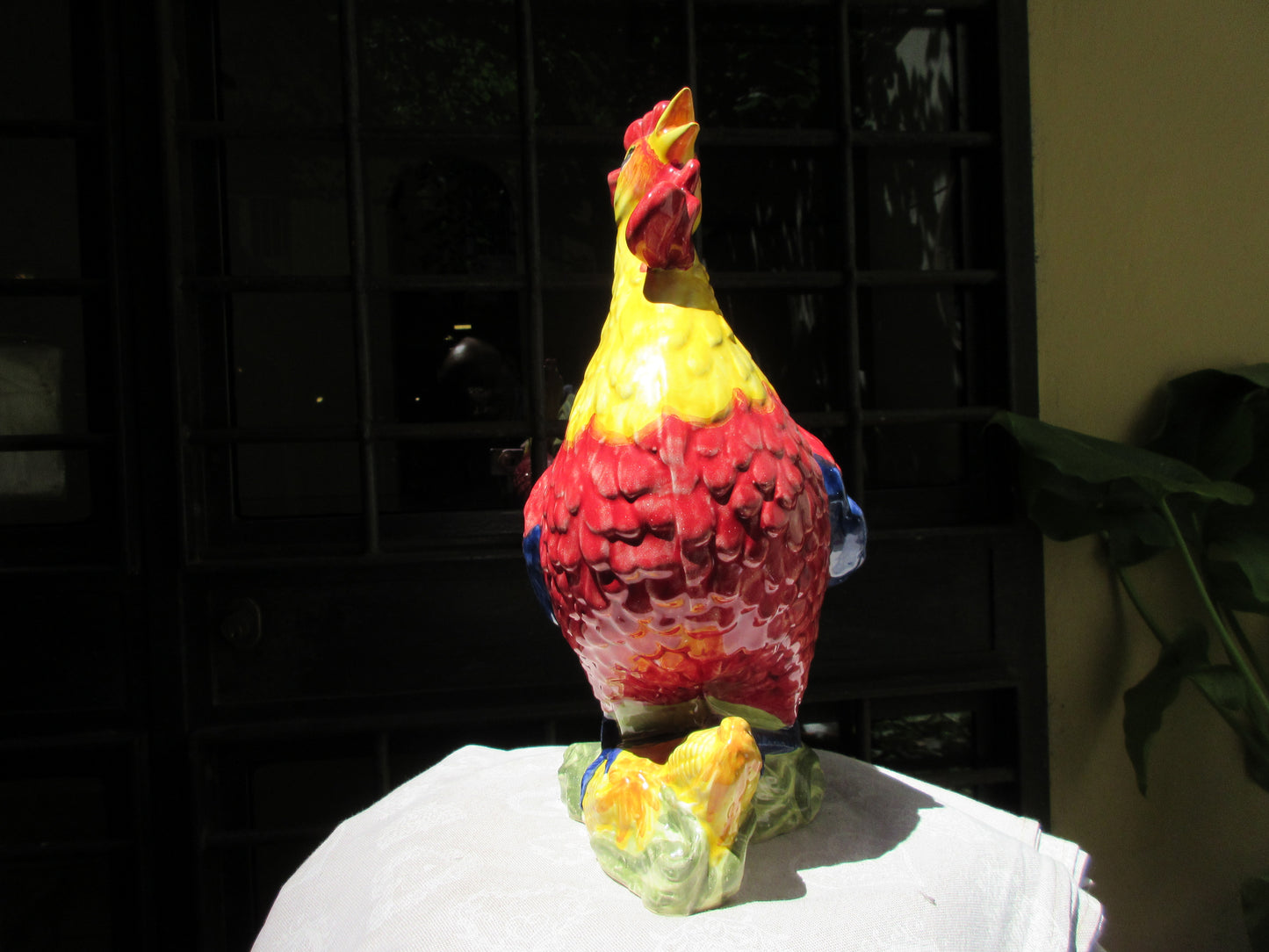 Gallo in ceramica