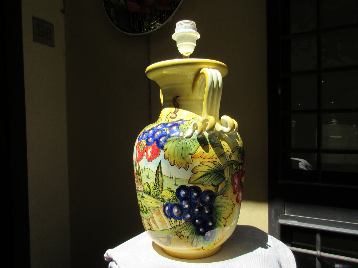 Base della lampada in ceramica