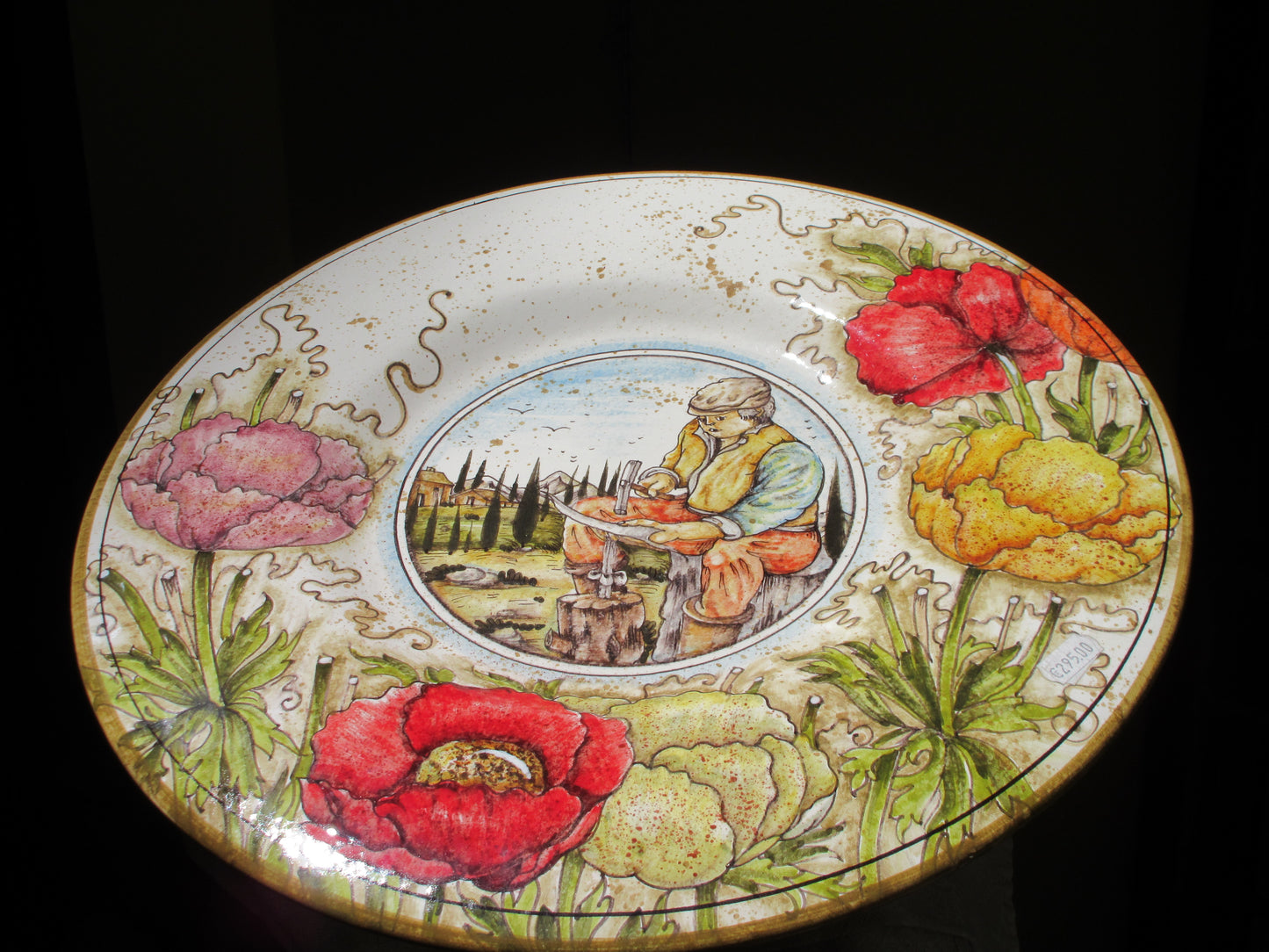 Piatto in ceramica