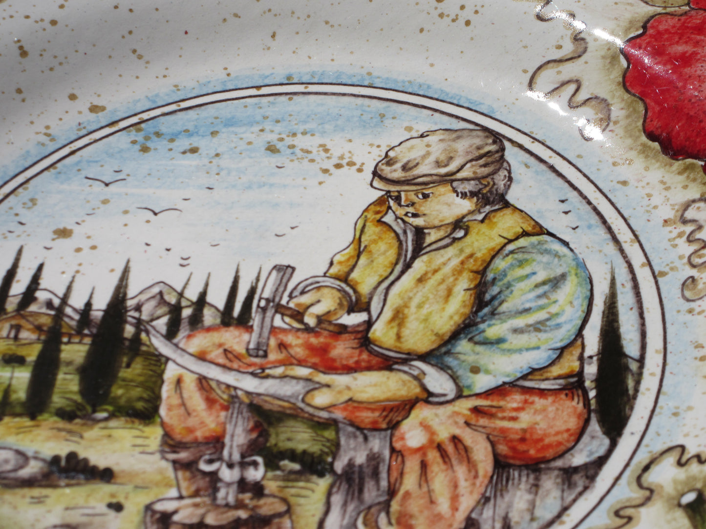Piatto in ceramica