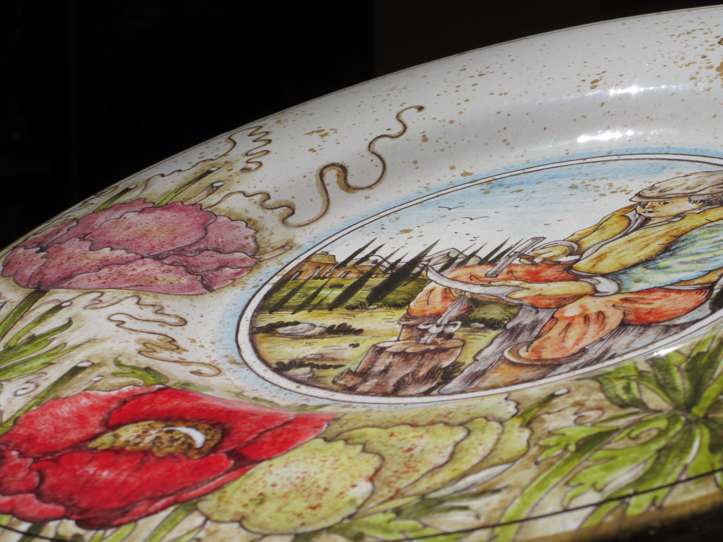Piatto in ceramica