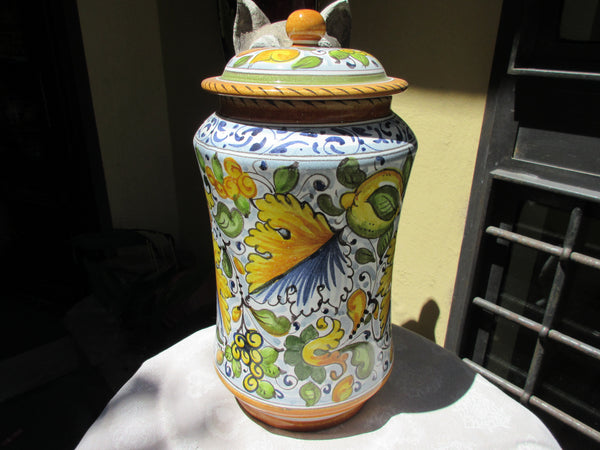 Ceramic albarello vase