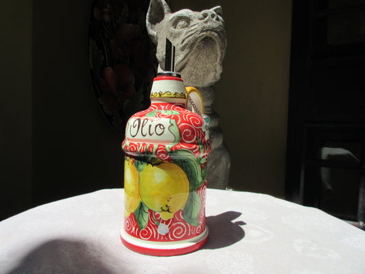 distributore di olio in ceramica