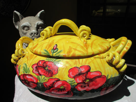 zuppiera in ceramica