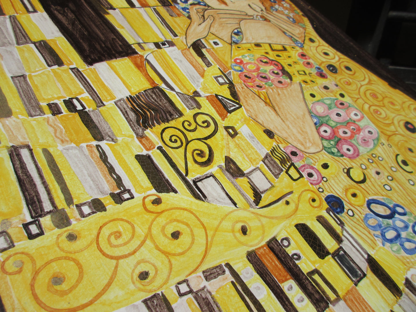 Piastrella in ceramica Klimt