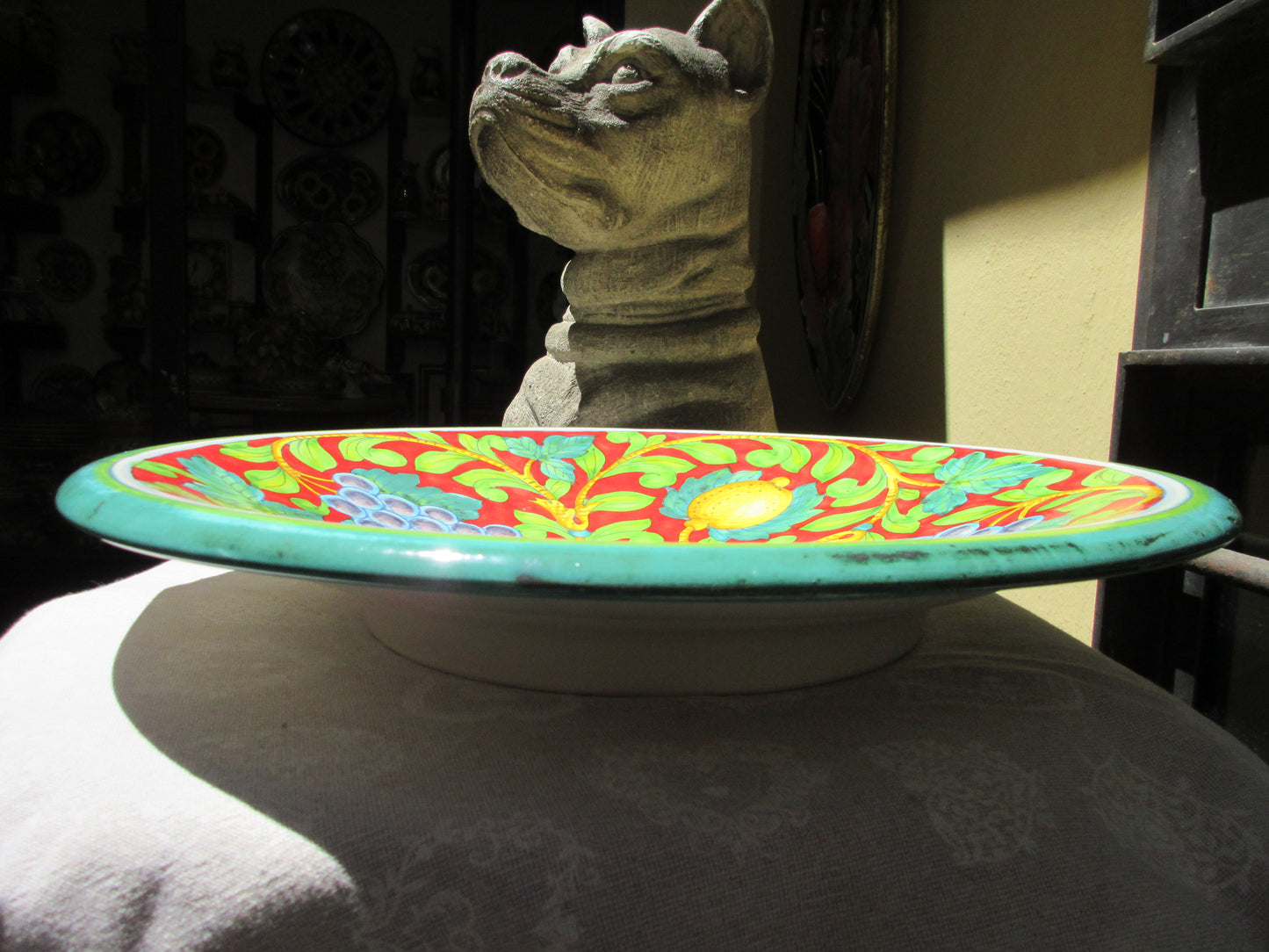 piatto in ceramica fatto a mano