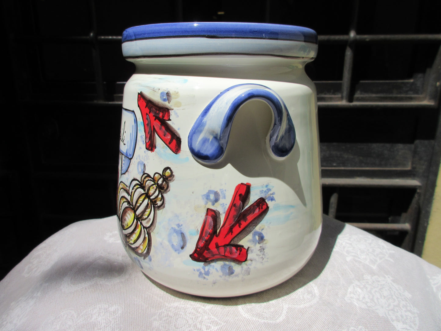 portautensili in ceramica