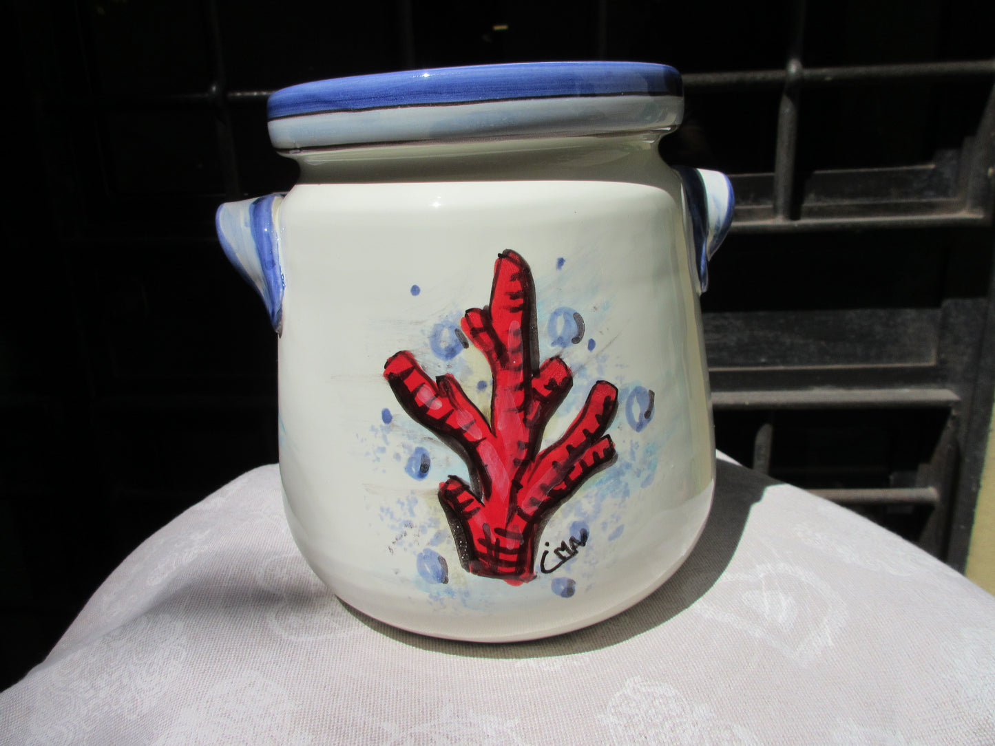 portautensili in ceramica