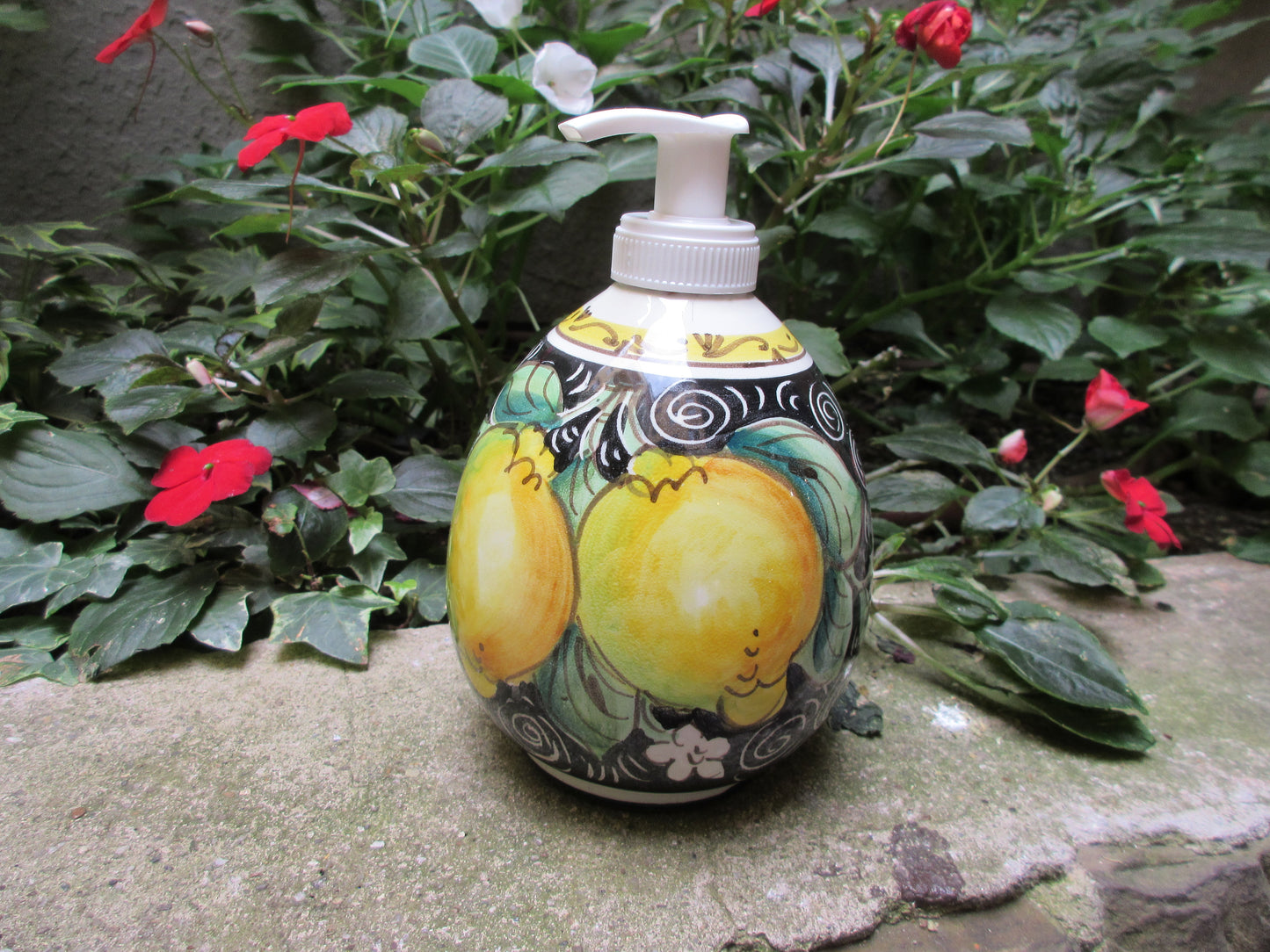 distributore di sapone in ceramica