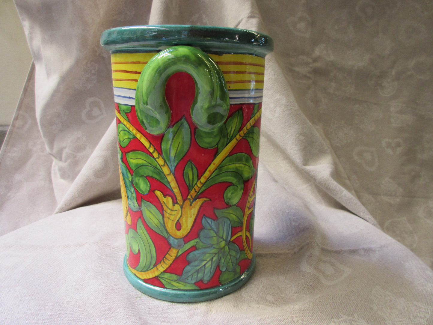 Ceramic utensil holder