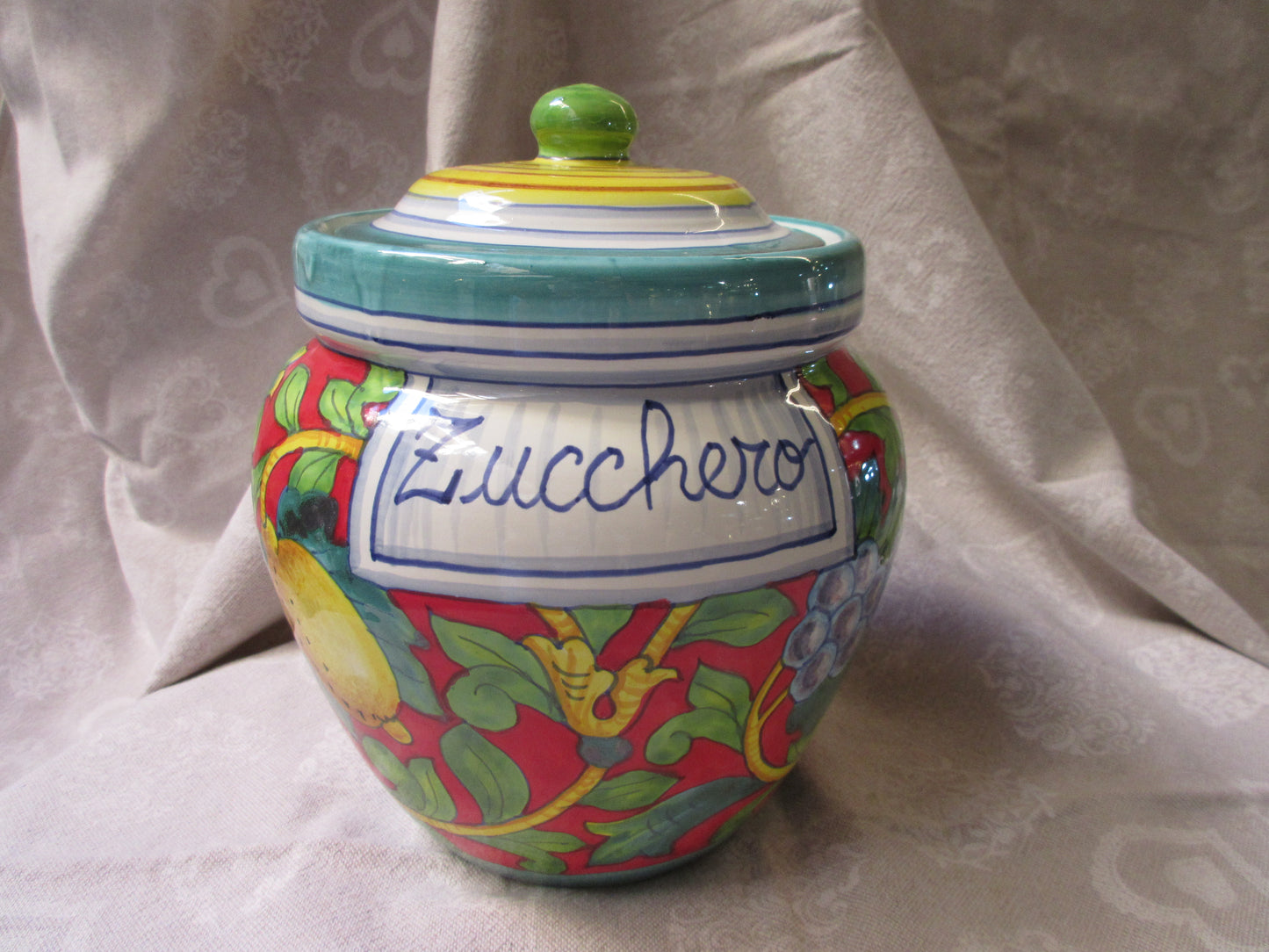 ceramic container jar