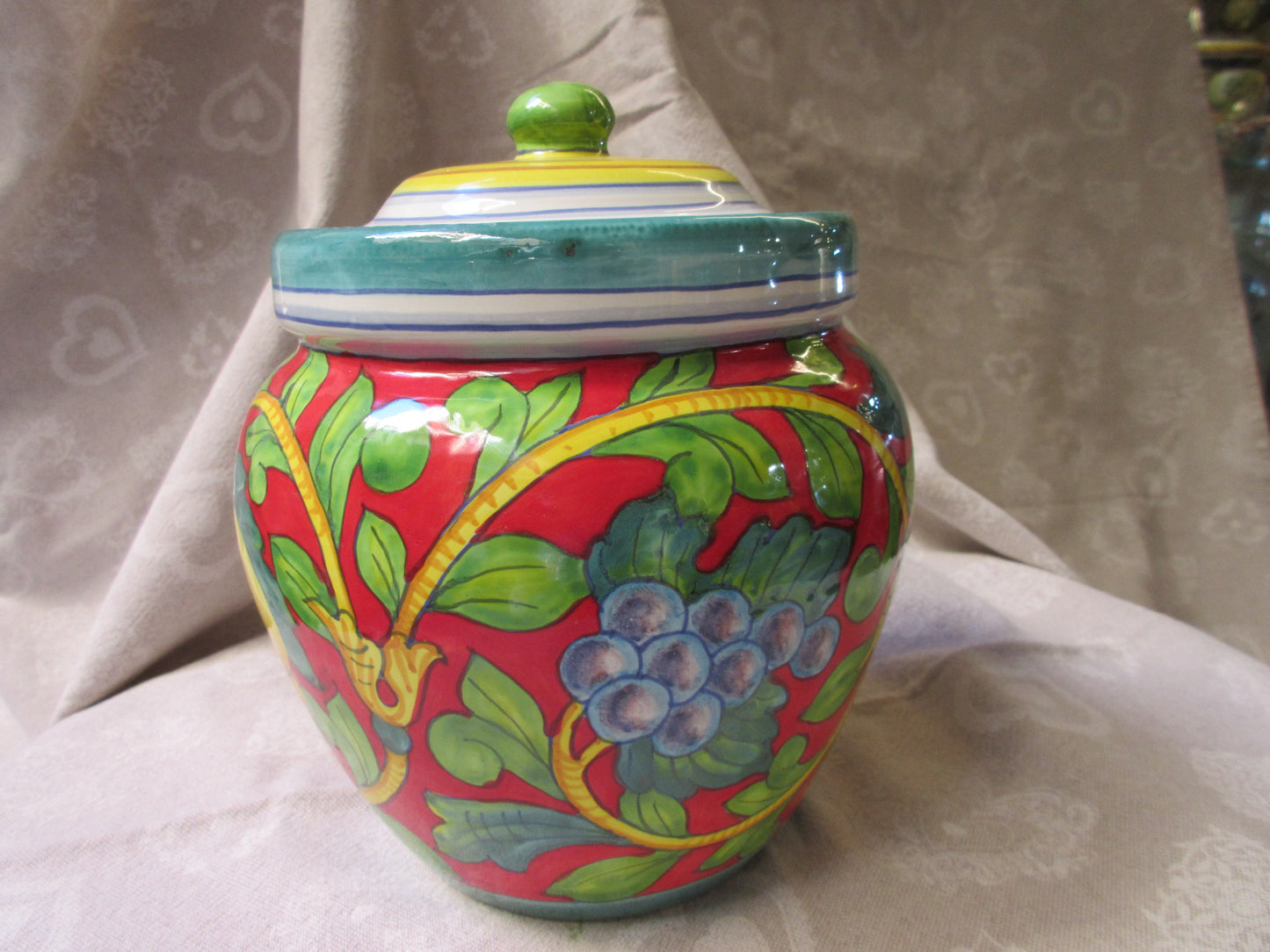 ceramic container jar