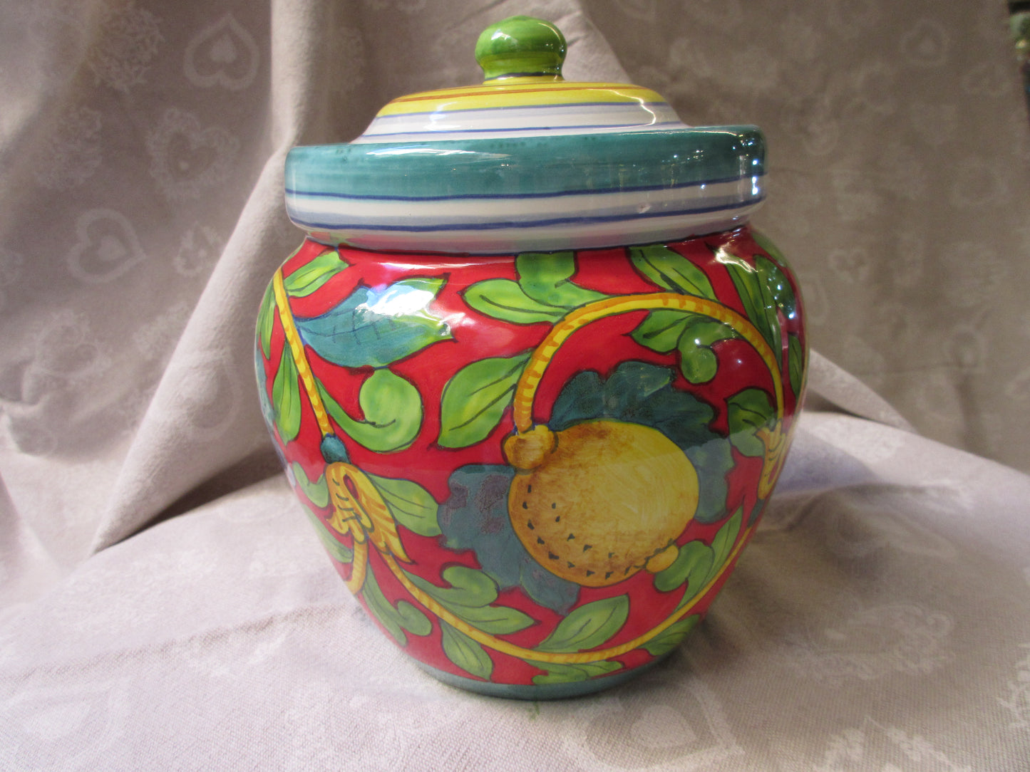 ceramic container jar