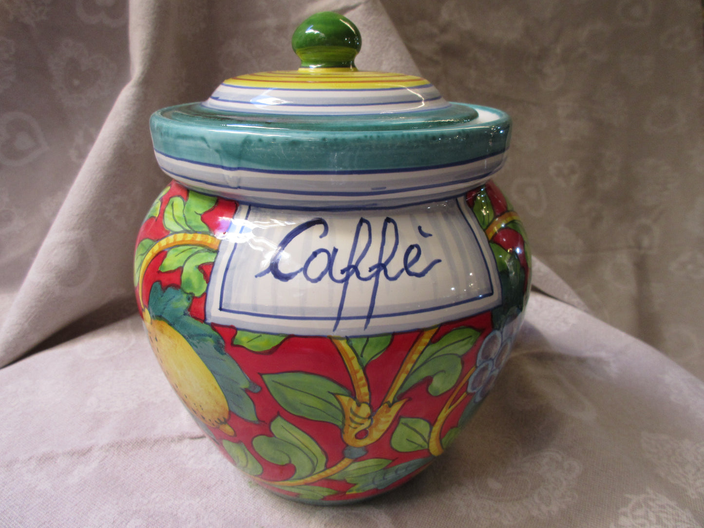 ceramic container jar