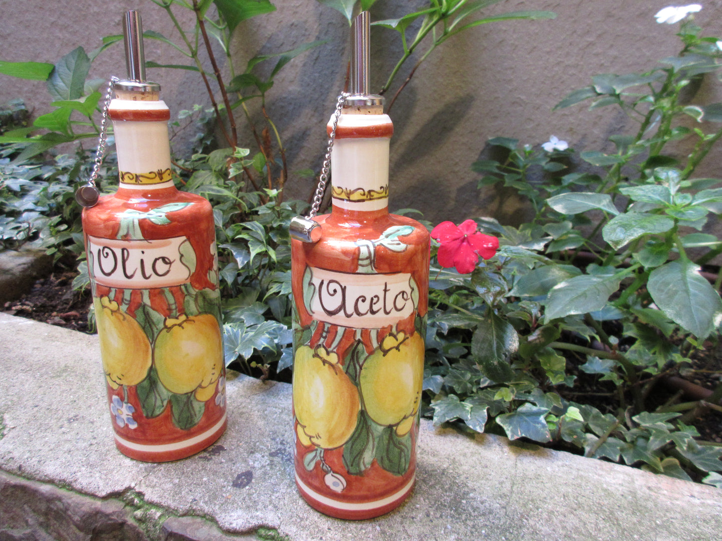 ceramic oil and vinegar set