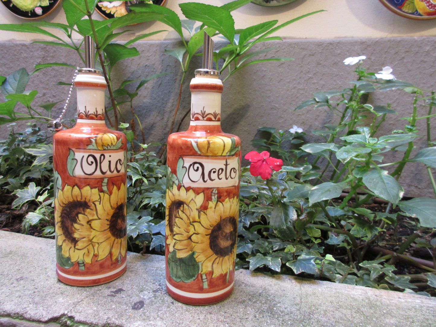 ceramic oil and vinegar set