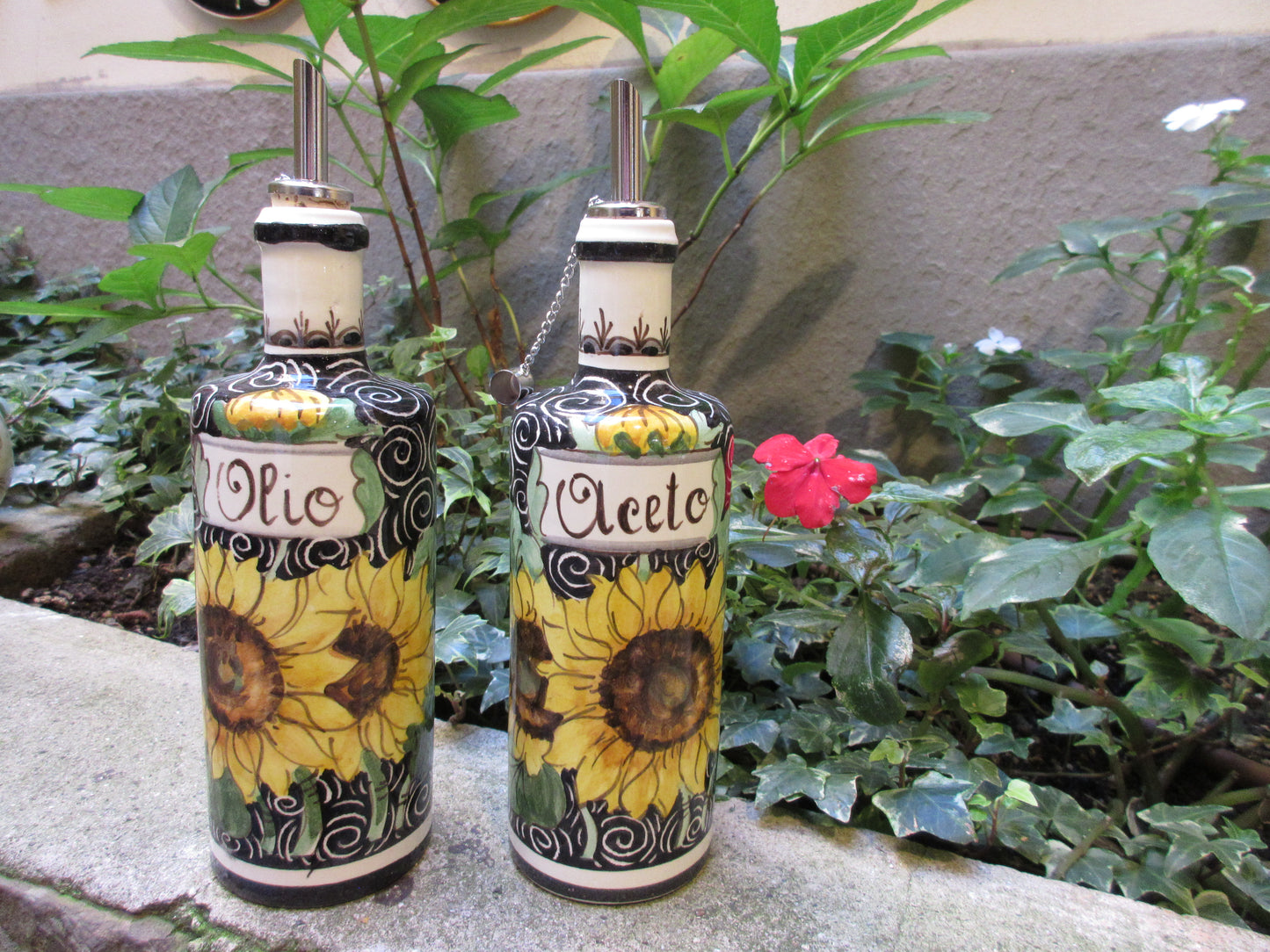 ceramic oil and vinegar set