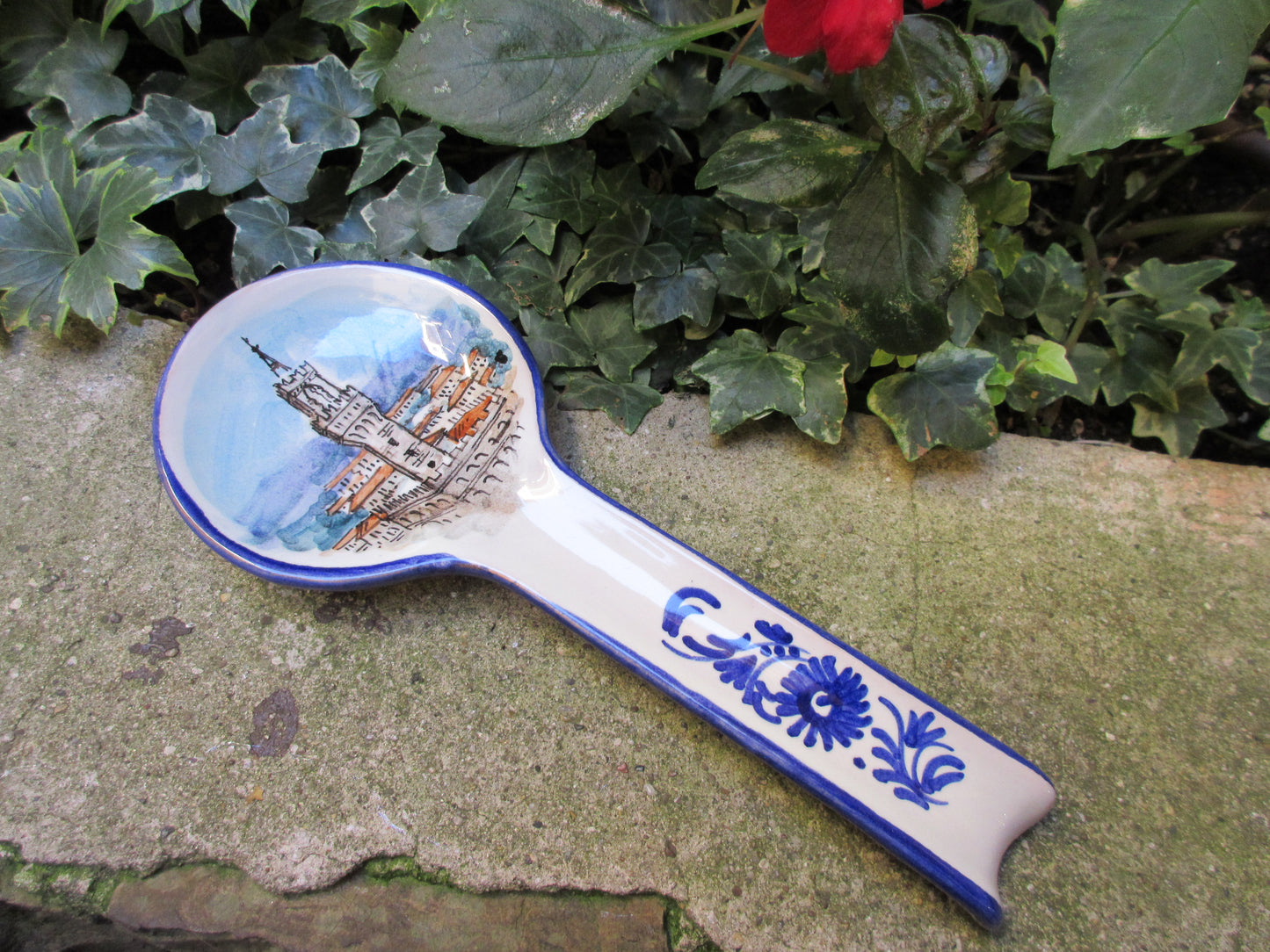 poggia cucchiaio in ceramica