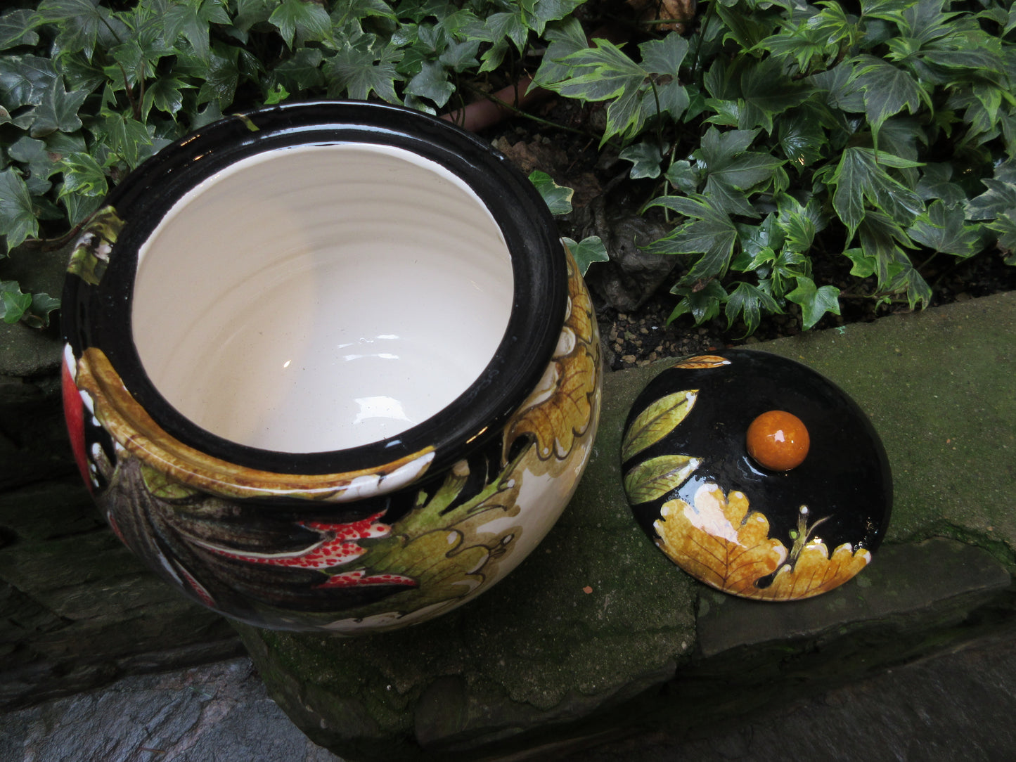 ceramic container jar