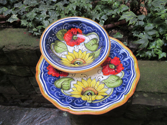 Set di piatti in ceramica