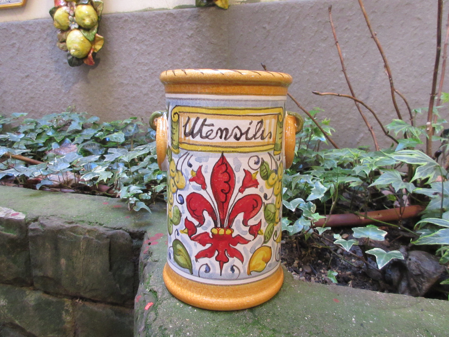 portautensili in ceramica