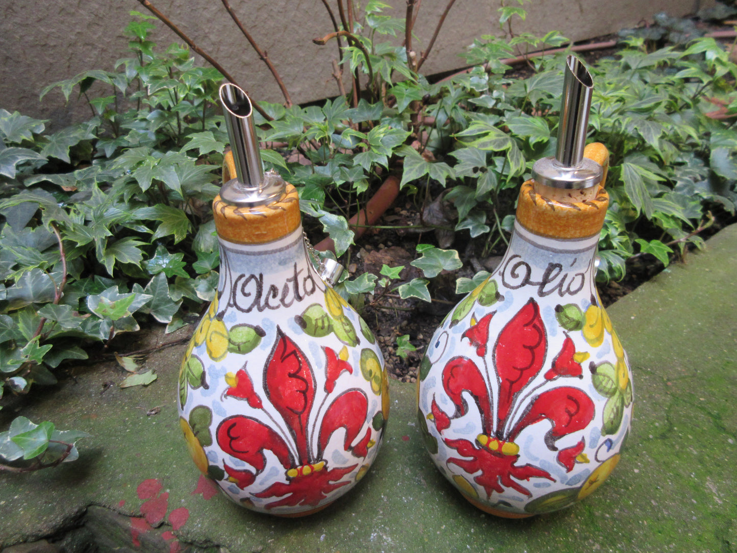 ceramic oil and vinegar set
