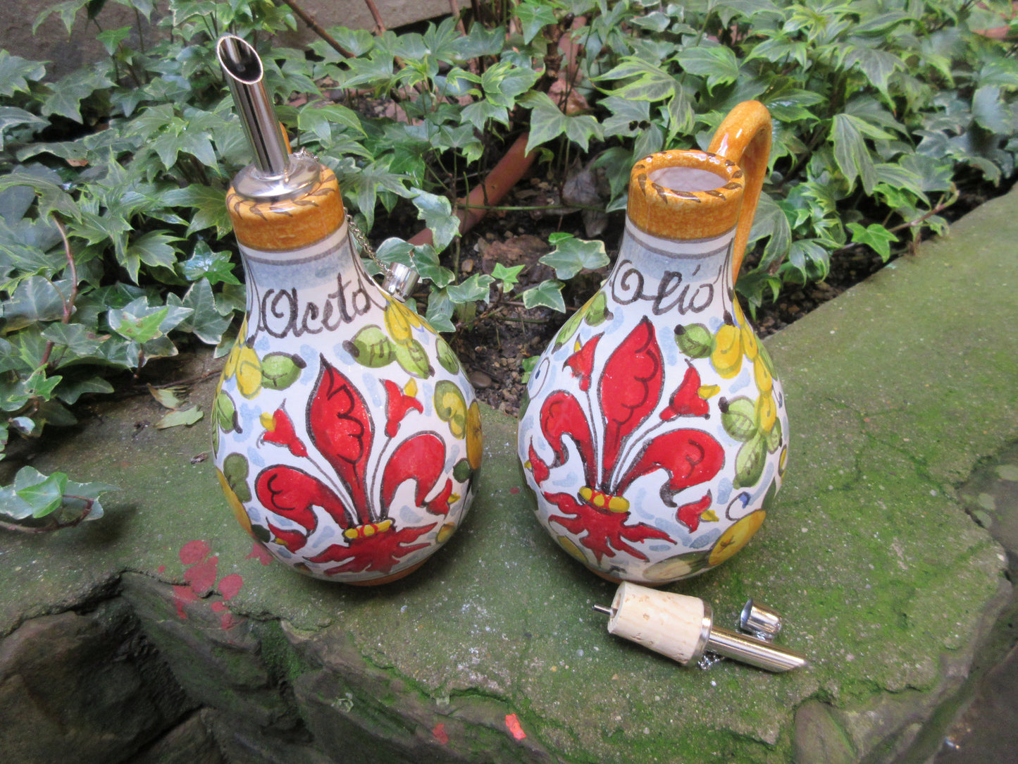 ceramic oil and vinegar set