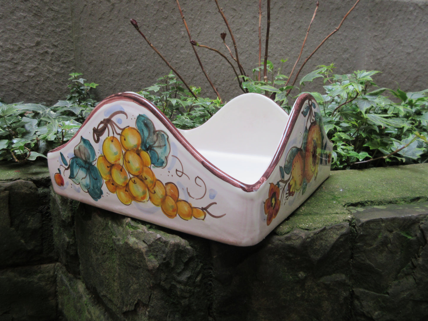 Ceramic napkin holder