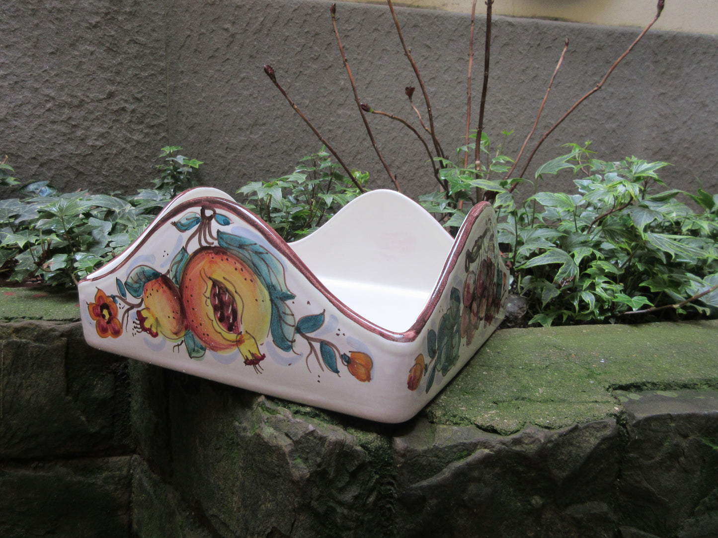Ceramic napkin holder