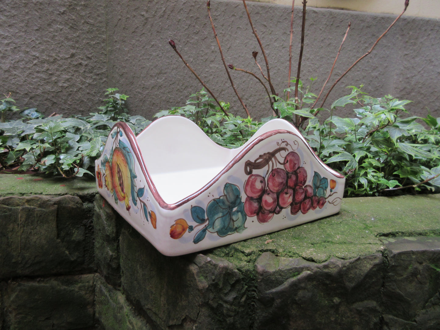 Ceramic napkin holder