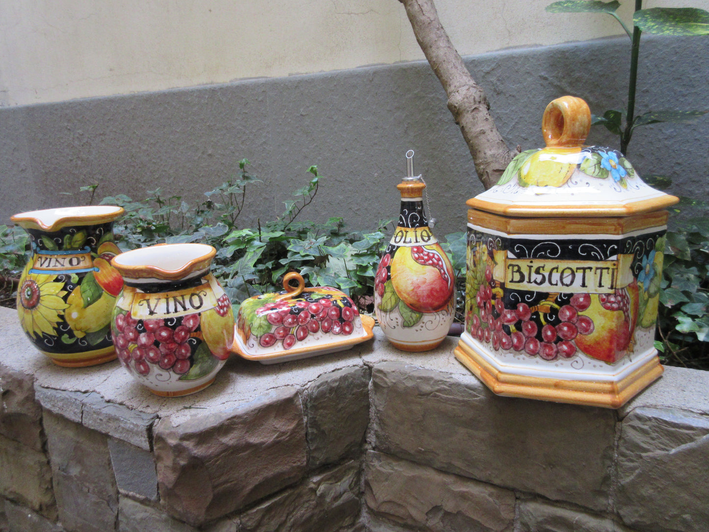 Ceramic oil dispenser